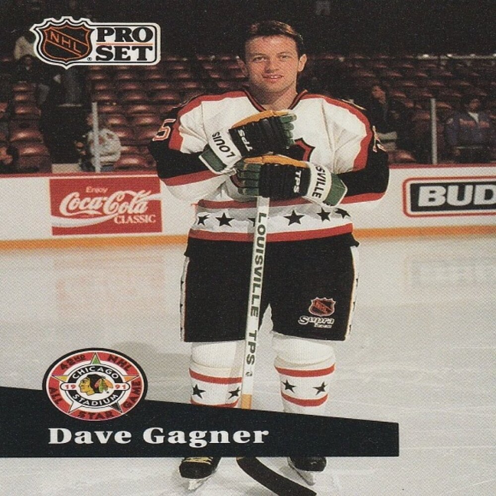 Dave Gagner - 1991 Pro Set All-Star Hockey Card